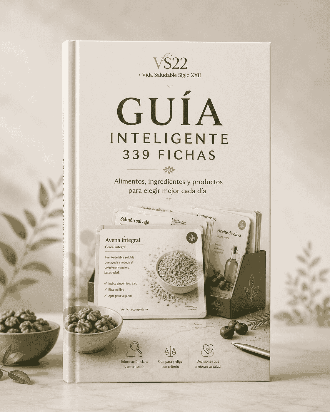 Guía inteligente de 339 alimentos